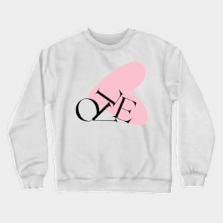 Broken love scattered letters Crewneck Sweatshirt